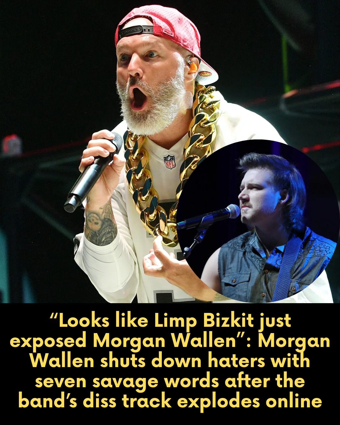 “Looks like Limp Bizkit just exposed Morgan Wallen”: Morgan Wallen shuts down haters with seven savage words after the band’s diss track explodes online