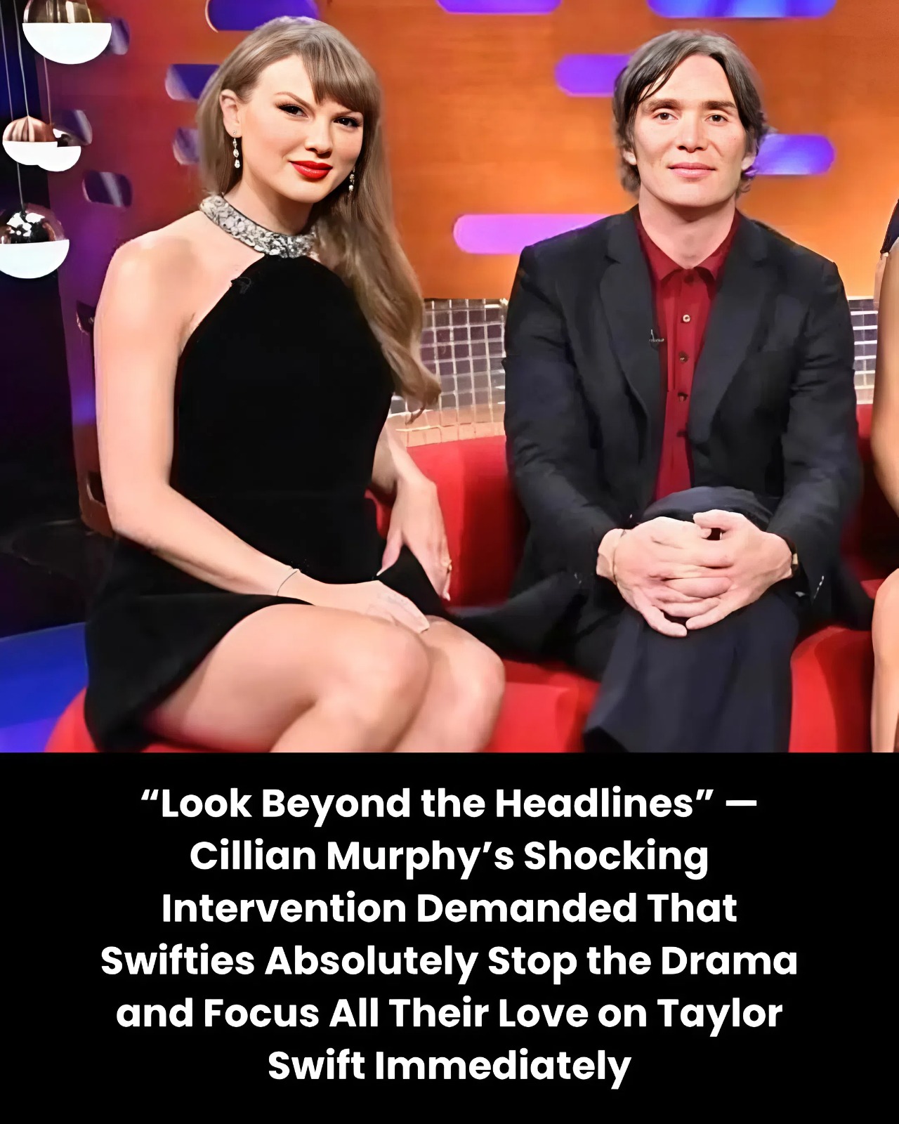 “Look Beyond the Headlines” — Cillian Murphy’s Shocking Intervention Demanded That Swifties Absolutely Stop the Drama and Focus All Their Love on Taylor Swift Immediately.
