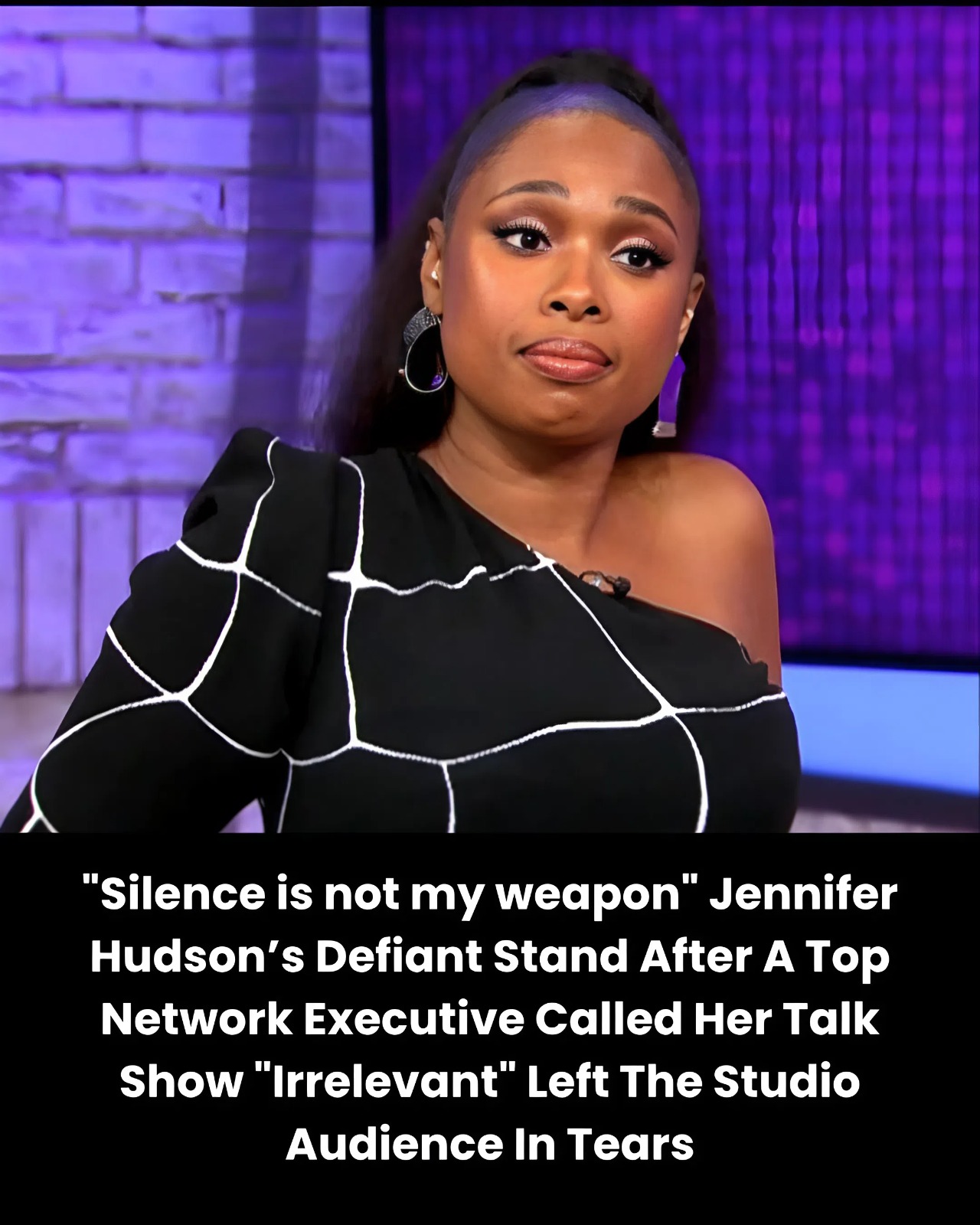 “Silence is not my weapon.” Jennifer Hudson’s Defiant Stand After A Top Network Executive Called Her Talk Show “Irrelevant” Left The Studio Audience In Tears
