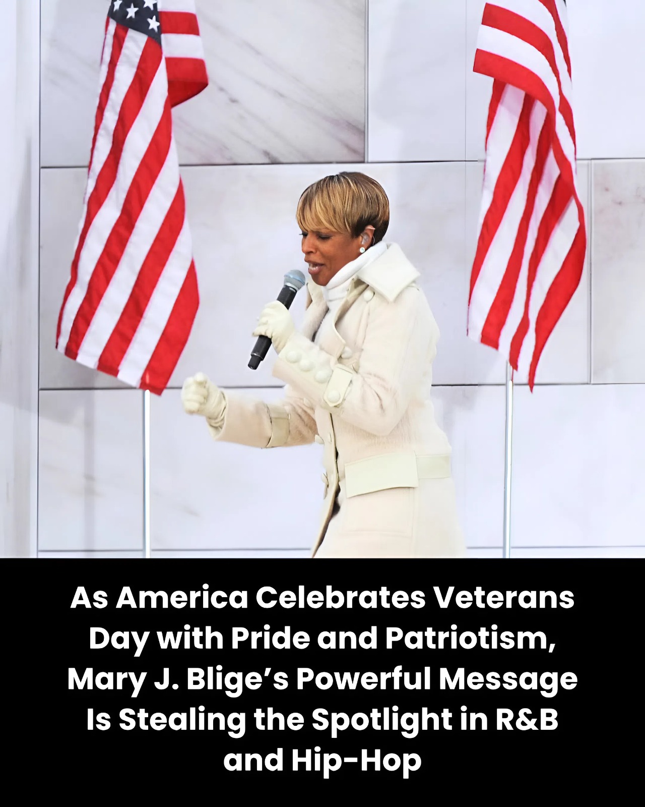 As America Celebrates Veterans Day with Pride and Patriotism, Mary J. Blige’s Powerful Message Is Stealing the Spotlight in R&B and Hip-Hop