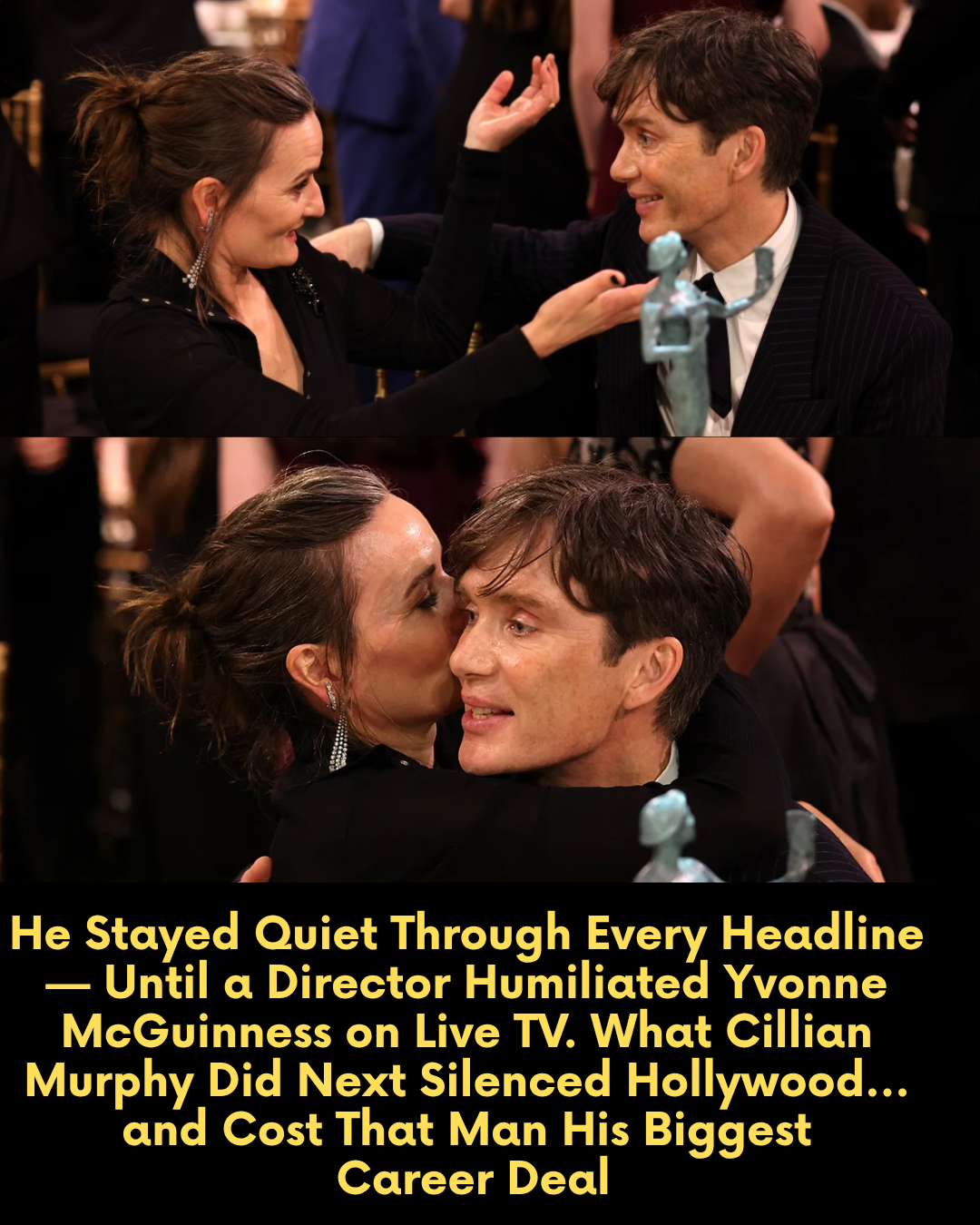 He Stayed Quiet Through Every Headline — Until a Director Humiliated Yvonne McGuinness on Live TV. What Cillian Murphy Did Next Silenced Hollywood… and Cost That Man His Biggest  Career Deal