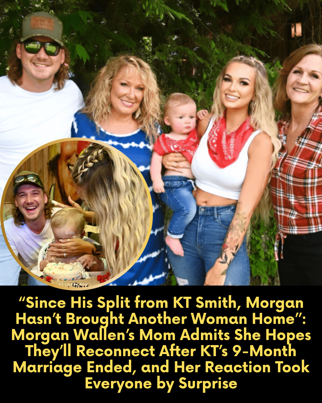 “Since His Split from KT Smith, Morgan Hasn’t Brought Another Woman Home’’:  Morgan Wallen’s Mom Admits She Hopes They’ll Reconnect After KT’s 9-Month Marriage Ended, and Her Reaction Took Everyone by Surprise