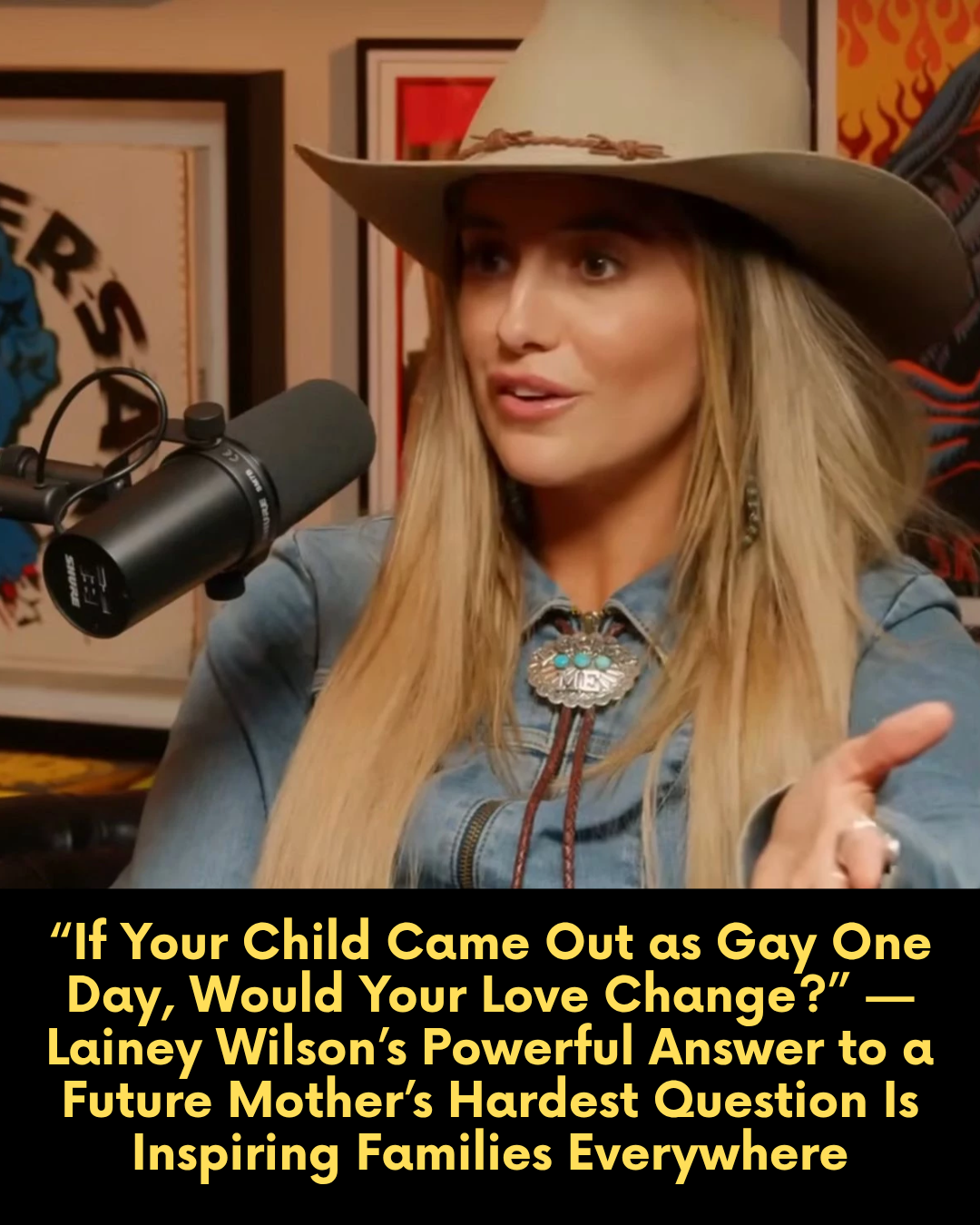 “If Your Child Came Out as Gay One Day, Would Your Love Change?” — Lainey Wilson’s Powerful Answer to a Future Mother’s Hardest Question Is Inspiring Families Everywhere