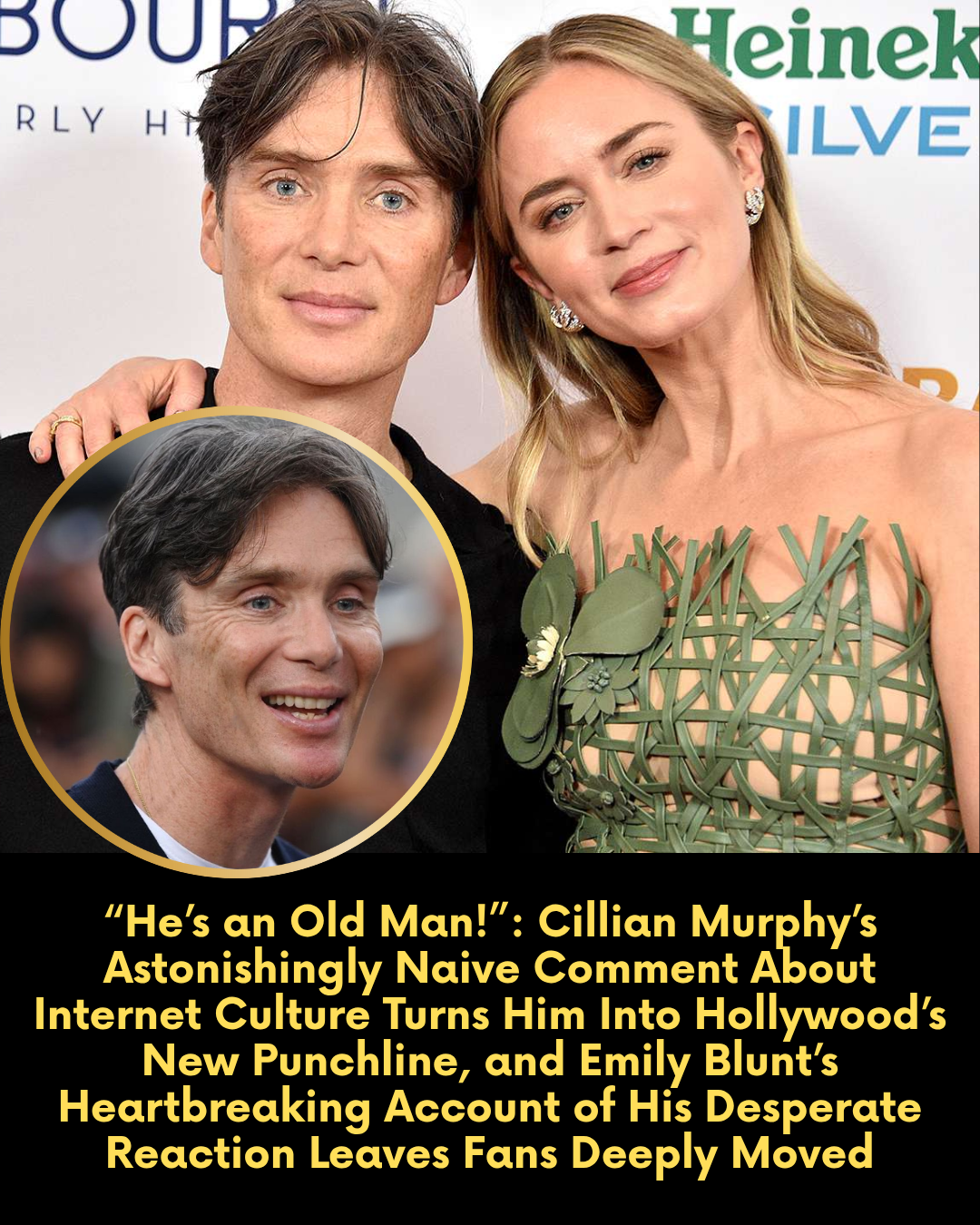 “He’s an Old Man!”: Cillian Murphy’s Astonishingly Naive Comment About Internet Culture Turns Him Into Hollywood’s New Punchline, and Emily Blunt’s Heartbreaking Account of His Desperate Reaction Leaves Fans Deeply Moved