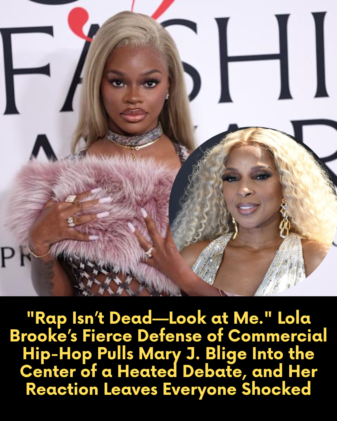 “Rap Isn’t Dead—Look at Me.” Lola Brooke’s Fierce Defense of Commercial Hip-Hop Pulls Mary J. Blige Into the Center of a Heated Debate, and Her Reaction Leaves Everyone Shocked