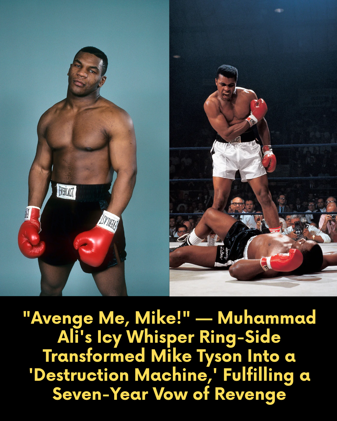 “Avenge Me, Mike!” — Muhammad Ali’s Icy Whisper Ring-Side Transformed Mike Tyson Into a ‘Destruction Machine,’ Fulfilling a Seven-Year Vow of Revenge