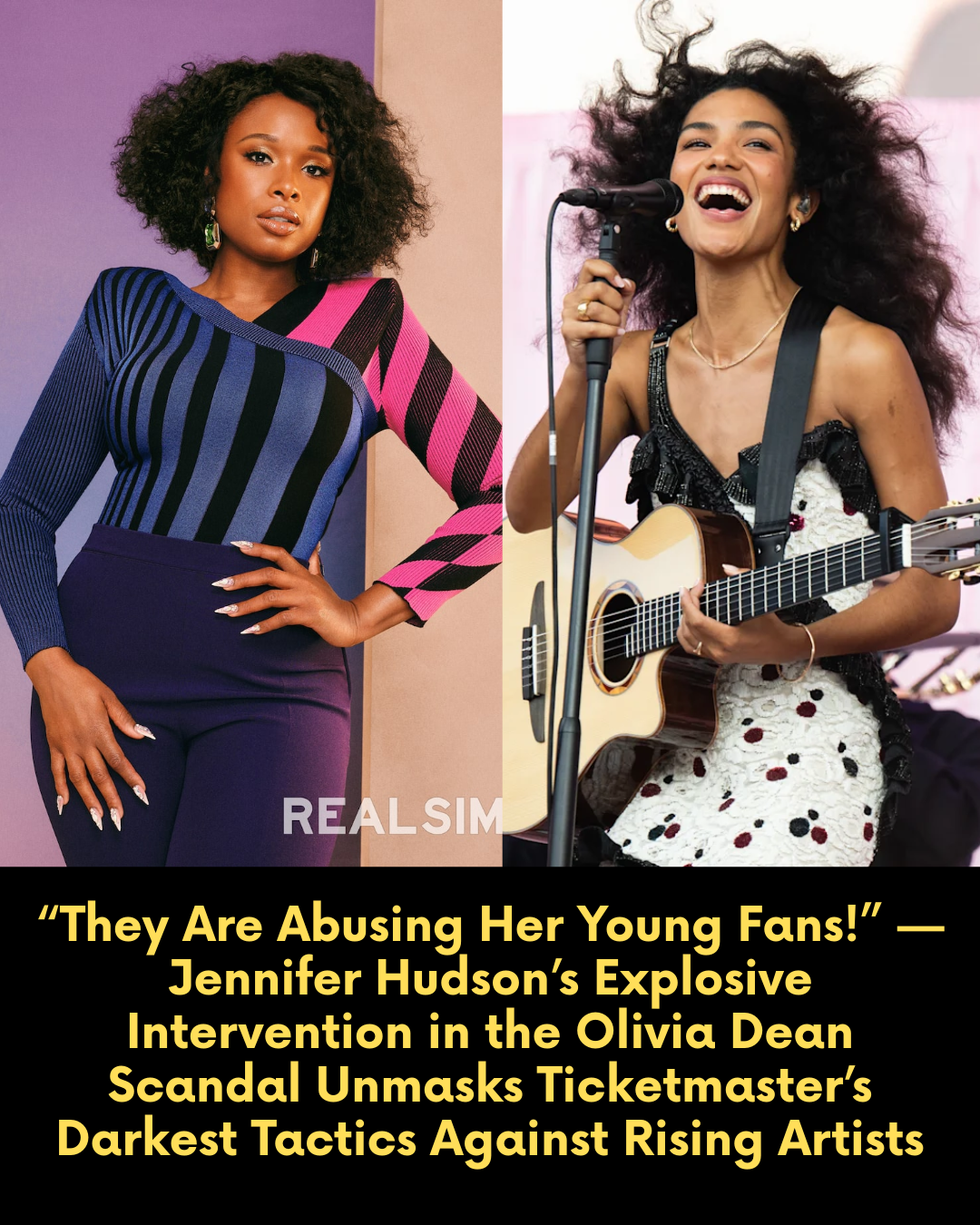 “They Are Abusing Her Young Fans!” — Jennifer Hudson’s Explosive Intervention in the Olivia Dean Scandal Unmasks Ticketmaster’s Darkest Tactics Against Rising Artists