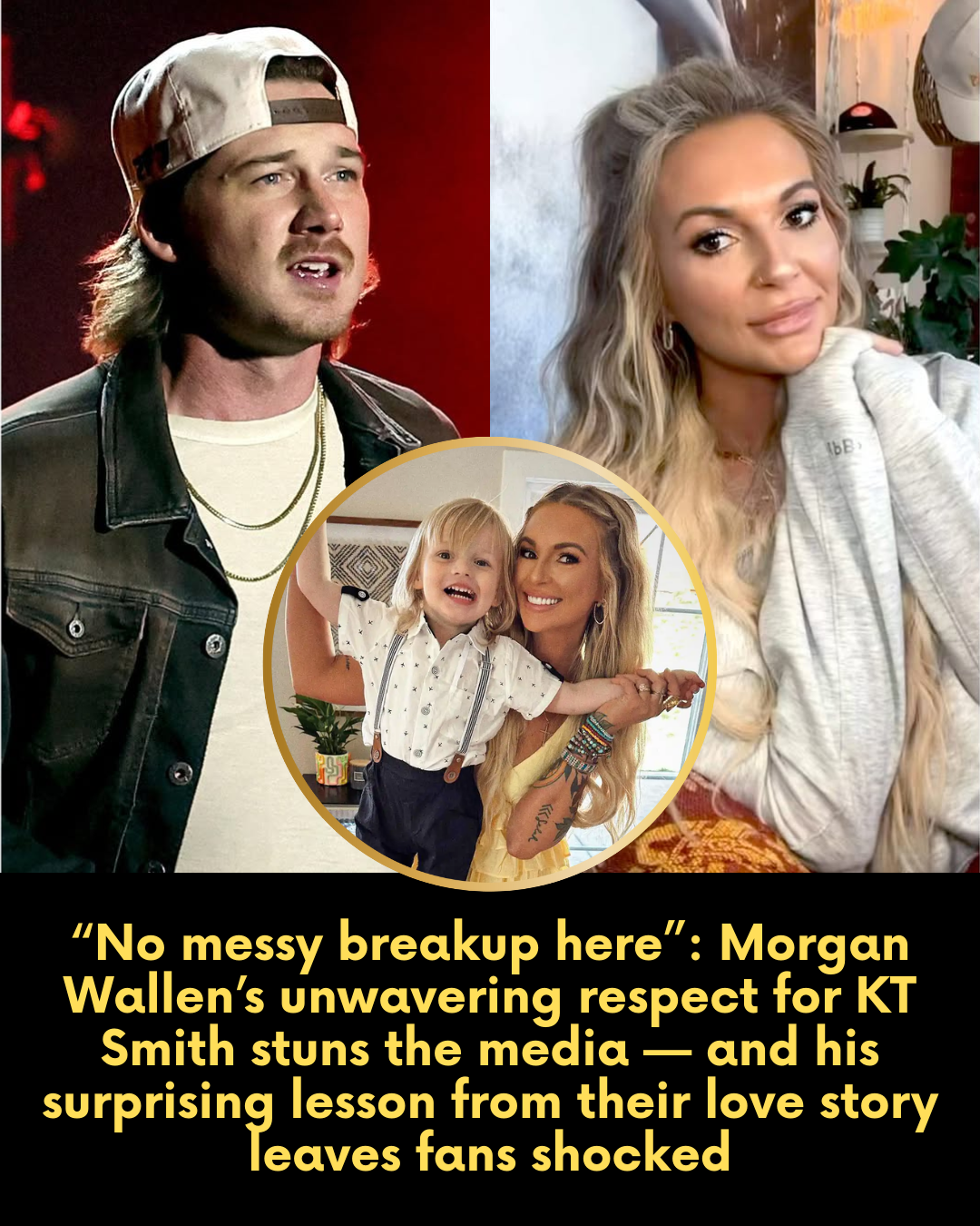 “No messy breakup here”: Morgan Wallen’s unwavering respect for KT Smith stuns the media — and his surprising lesson from their love story leaves fans shocked