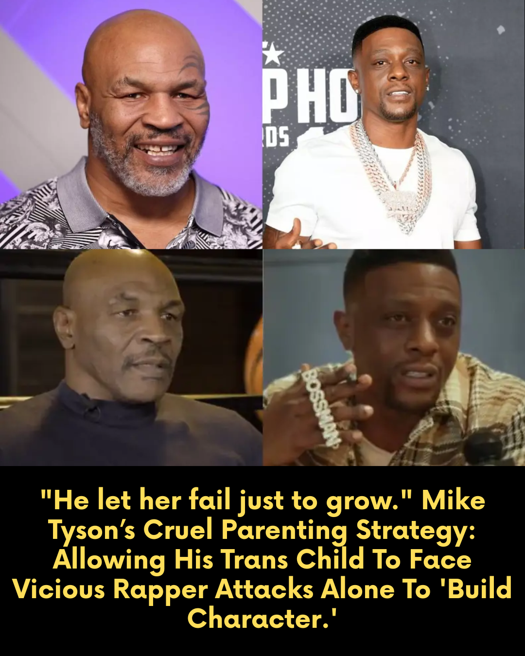“He let her fail just to grow.” Mike Tyson’s Cruel Parenting Strategy: Allowing His Trans Child To Face Vicious Rapper Attacks Alone To ‘Build Character.’