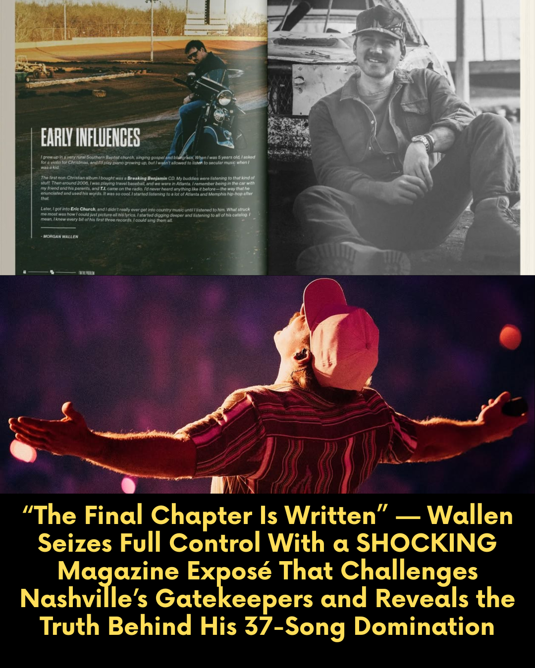 “The Final Chapter Is Written” — Wallen Seizes Full Control With a SHOCKING Magazine Exposé That Challenges Nashville’s Gatekeepers and Reveals the Truth Behind His 37-Song Domination