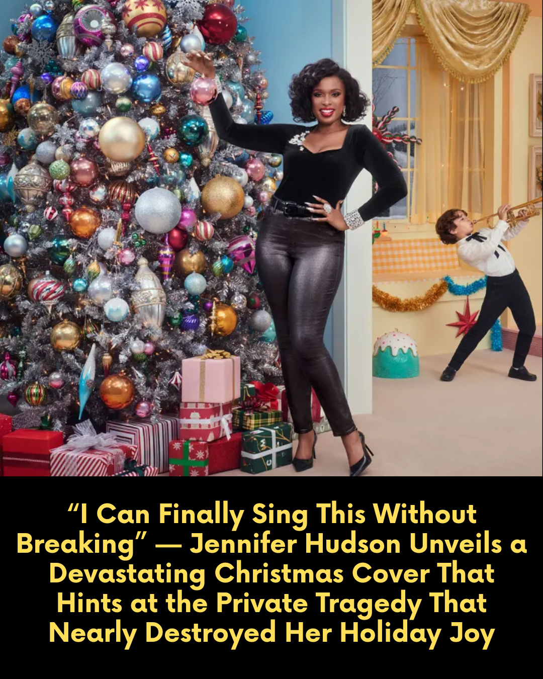 “I Can Finally Sing This Without Breaking” — Jennifer Hudson Unveils a Devastating Christmas Cover That Hints at the Private Tragedy That Nearly Destroyed Her Holiday Joy