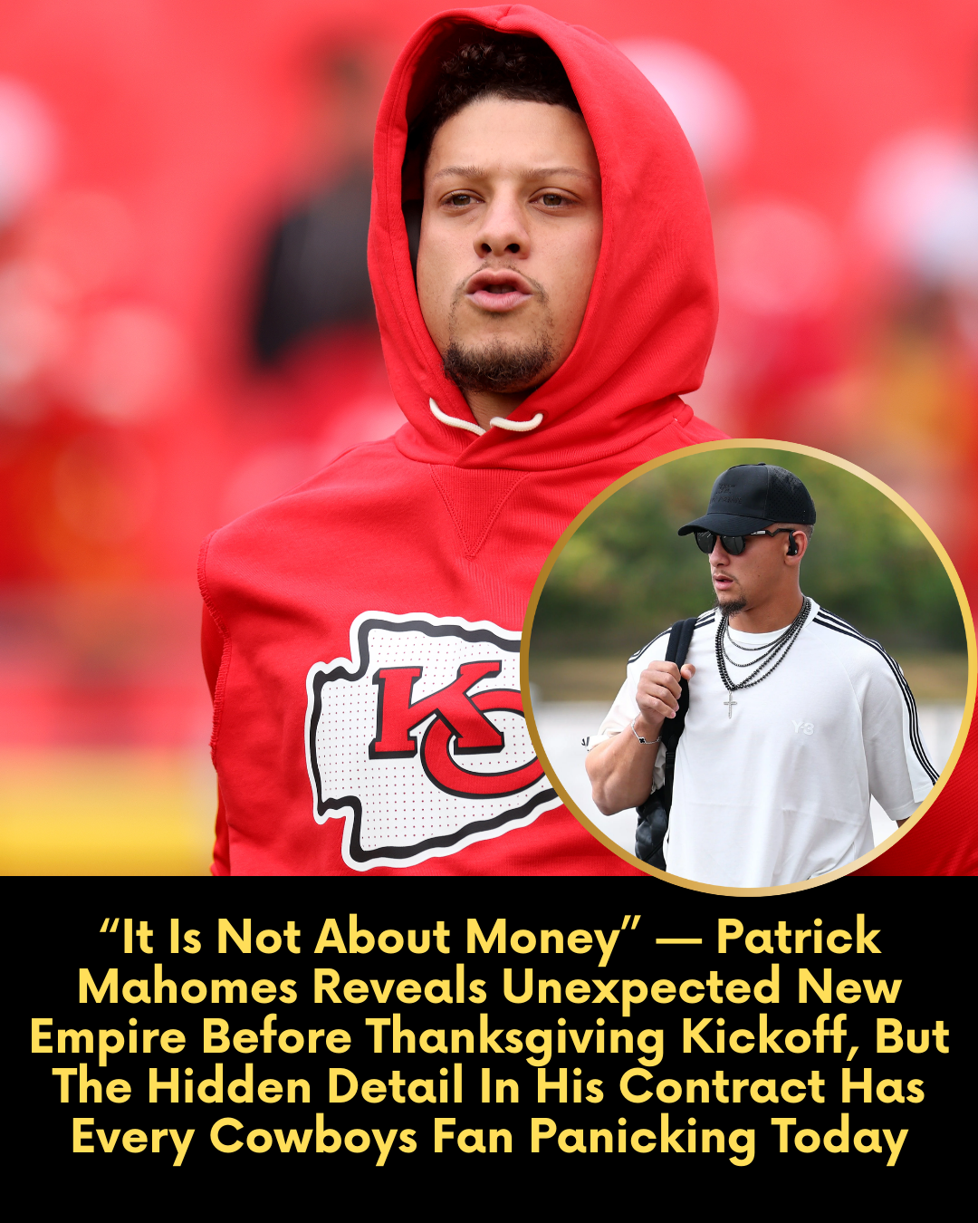 “It Is Not About Money” — Patrick Mahomes Reveals Unexpected New Empire Before Thanksgiving Kickoff, But The Hidden Detail In His Contract Has Every Cowboys Fan Panicking Today