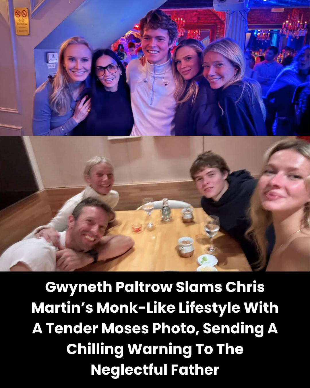 Gwyneth Paltrow Slams Chris Martin’s Monk-Like Lifestyle With A Tender Moses Photo, Sending A Chilling Warning To The Neglectful Father