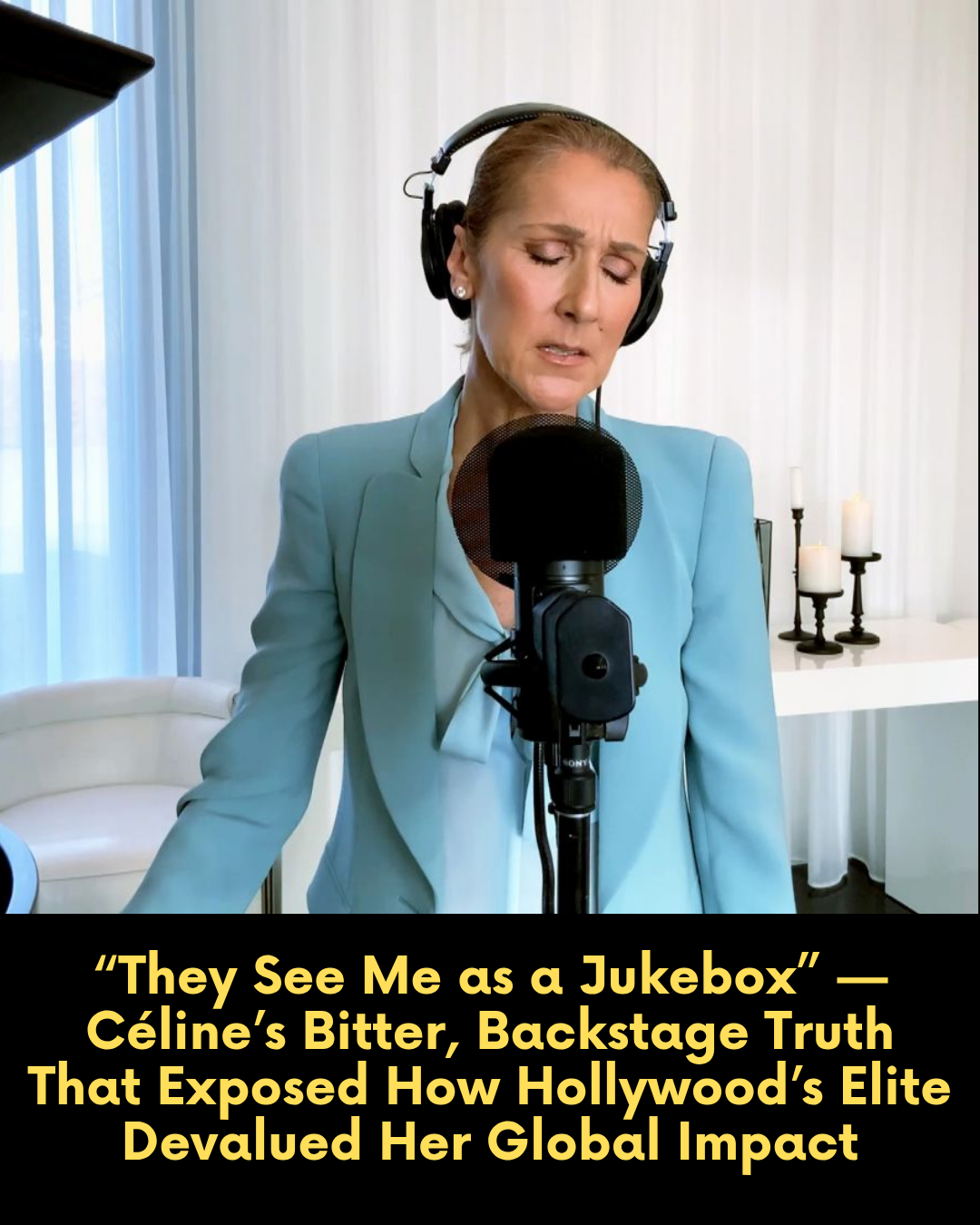 “They See Me as a Jukebox” — Céline’s Bitter, Backstage Truth That Exposed How Hollywood’s Elite Devalued Her Global Impact