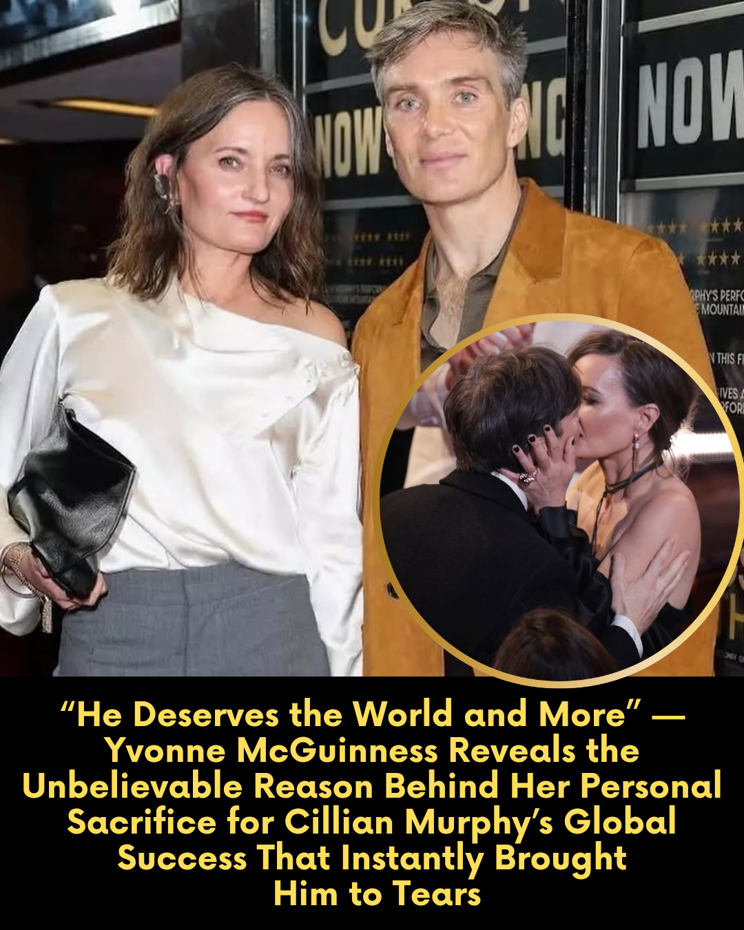 “He Deserves the World and More” — Yvonne McGuinness Reveals the Unbelievable Reason Behind Her Personal Sacrifice for Cillian Murphy’s Global Success That Instantly Brought  Him to Tears