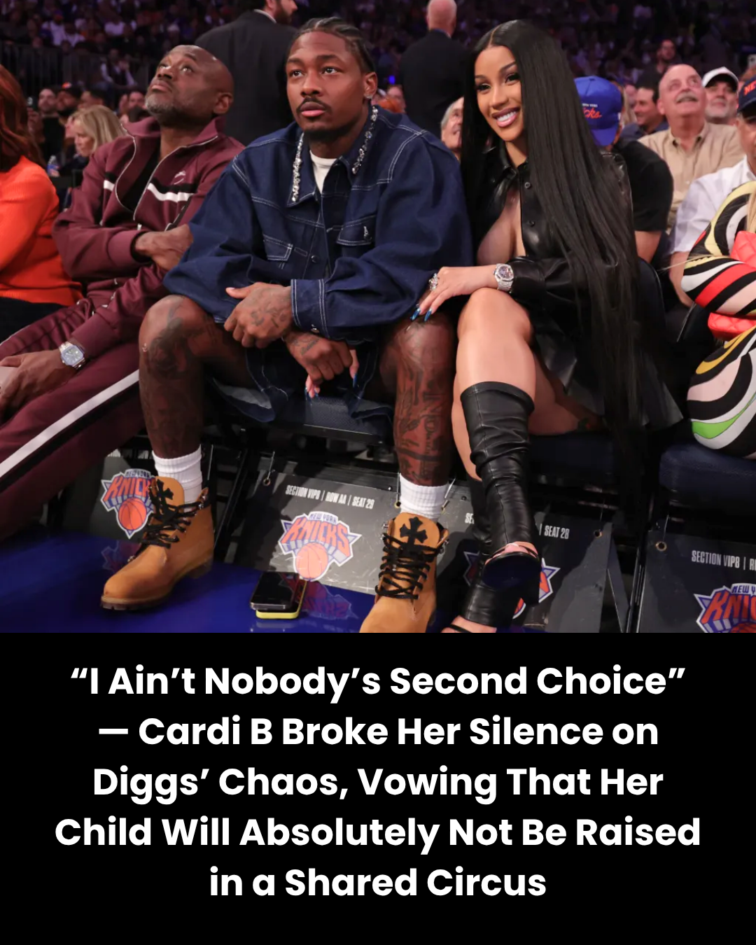 “I Ain’t Nobody’s Second Choice” — Cardi B Broke Her Silence on Diggs’ Chaos, Vowing That Her Child Will Absolutely Not Be Raised in a Shared Circus