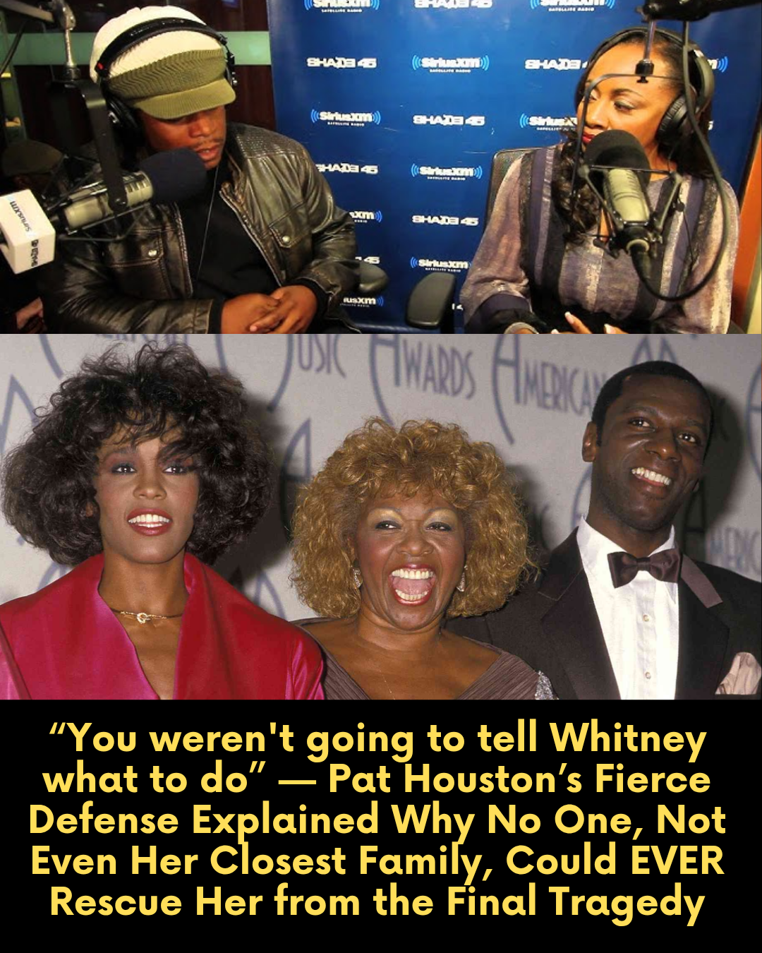 “You weren’t going to tell Whitney what to do” — Pat Houston’s Fierce Defense Explained Why No One, Not Even Her Closest Family, Could EVER Rescue Her from the Final Tragedy