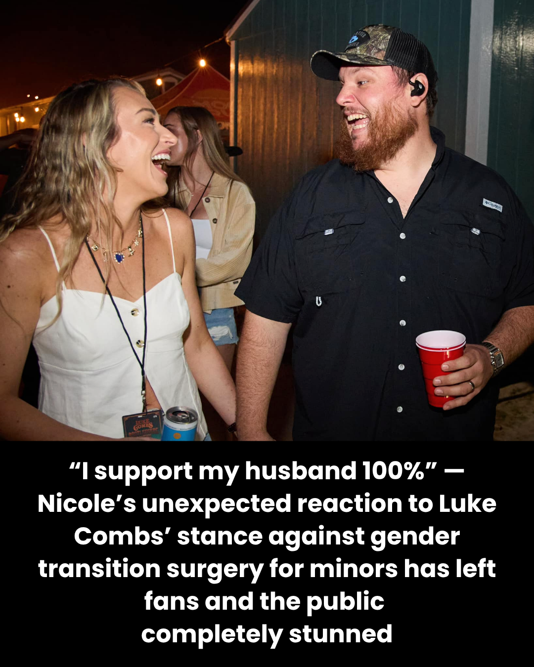 “I support my husband 100%” — Nicole’s unexpected reaction to Luke Combs’ stance against gender transition surgery for minors has left fans and the public  completely stunned