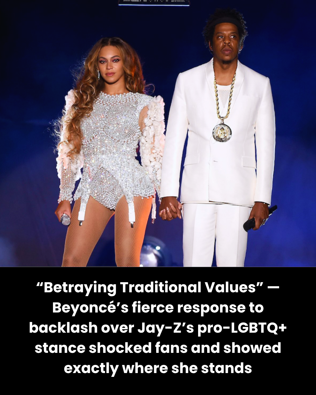 “Betraying Traditional Values” — Beyoncé’s fierce response to backlash over Jay-Z’s pro-LGBTQ+ stance shocked fans and showed exactly where she stands