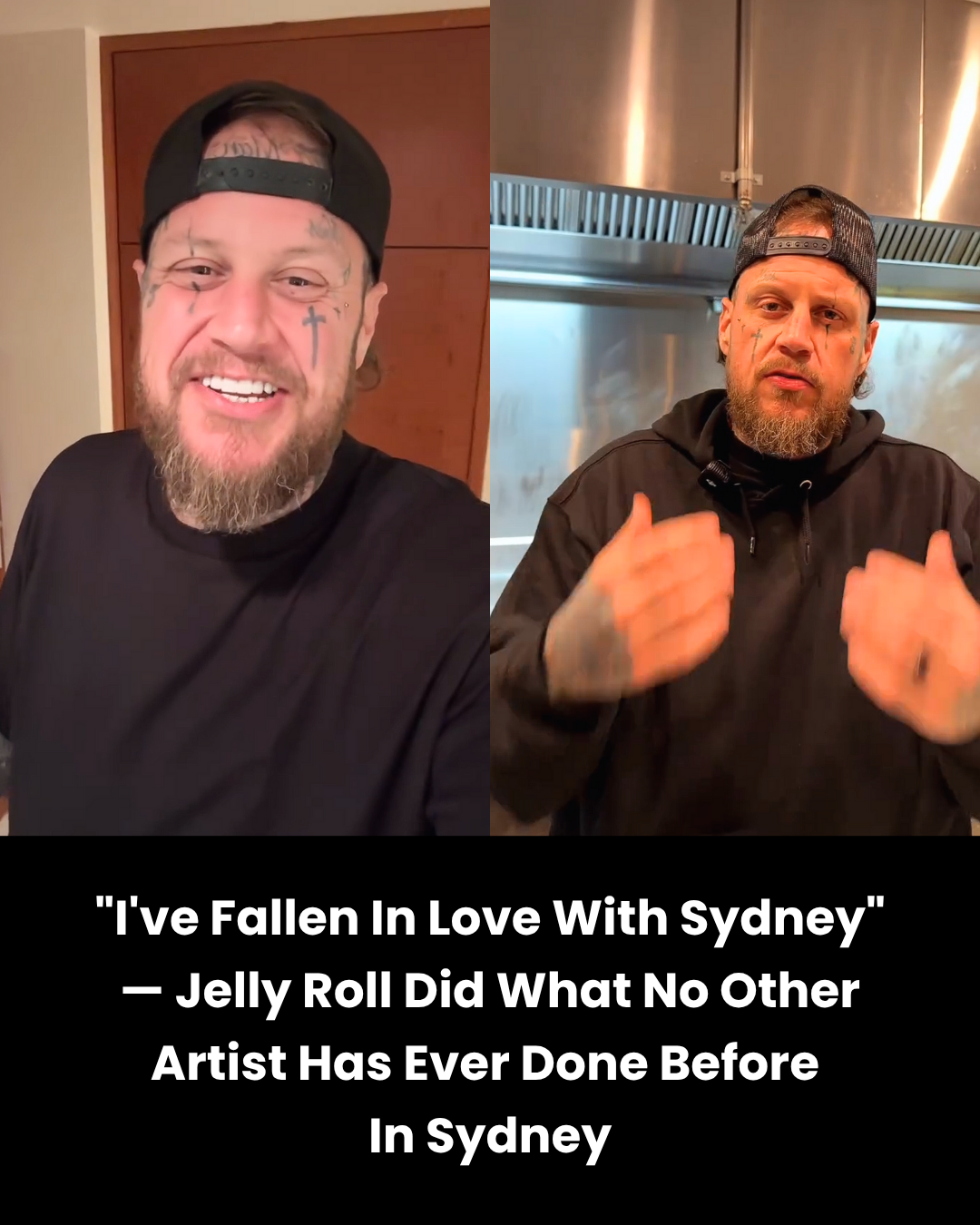 “I’ve Fallen In Love With Sydney” — Jelly Roll Did What No Other Artist Has Ever Done Before  In Sydney