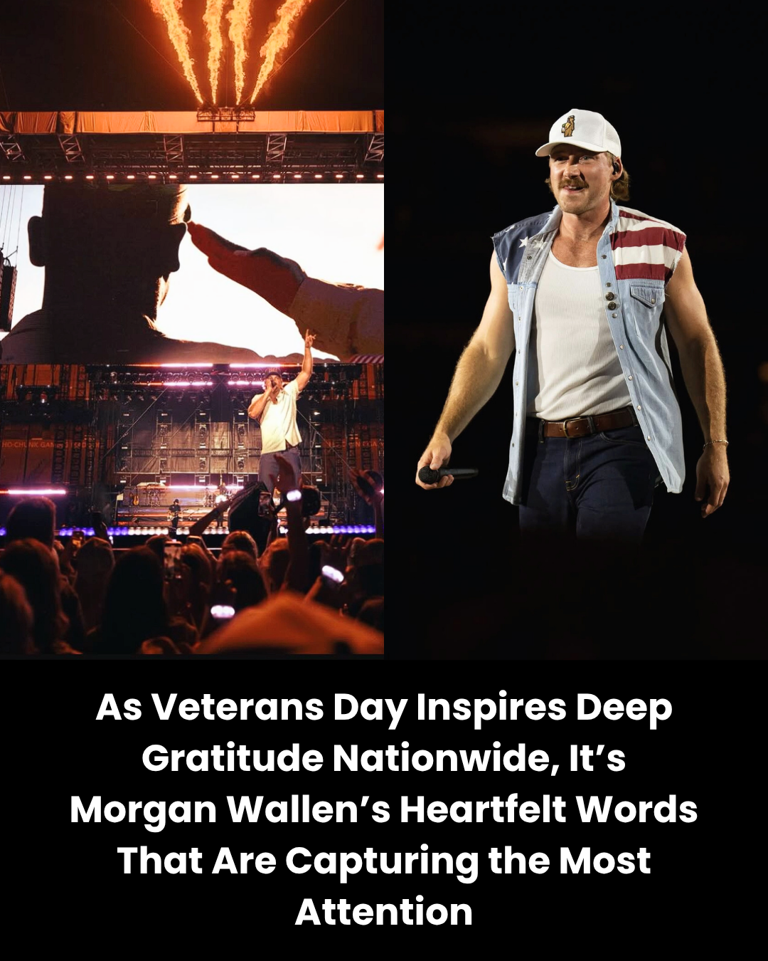 As Veterans Day Inspires Deep Gratitude Nationwide, It’s Morgan Wallen’s Heartfelt Words That Are Capturing the Most Attention