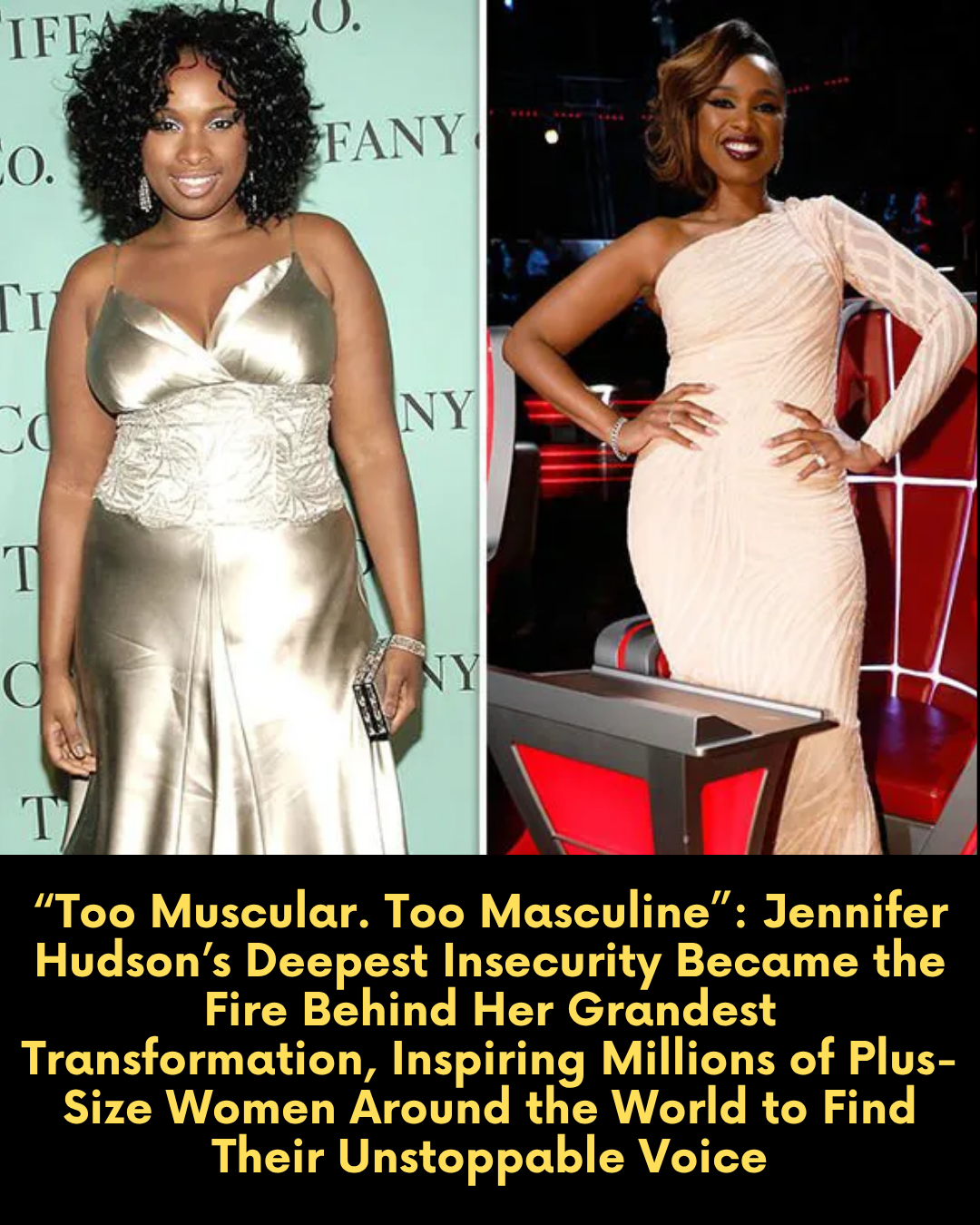 “Too Muscular. Too Masculine”: Jennifer Hudson’s Greatest Shame Became the Driving Force Behind Her Stunning Transformation, Inspiring Millions of Overweight Women Around the World to Find Their Unstoppable Voice