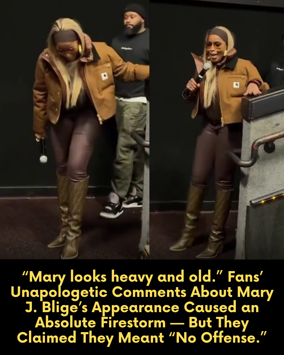“Mary looks heavy and old.” Fans’ Unapologetic Comments About Mary J. Blige’s Appearance Caused an Absolute Firestorm — But They Claimed They Meant “No Offense.”