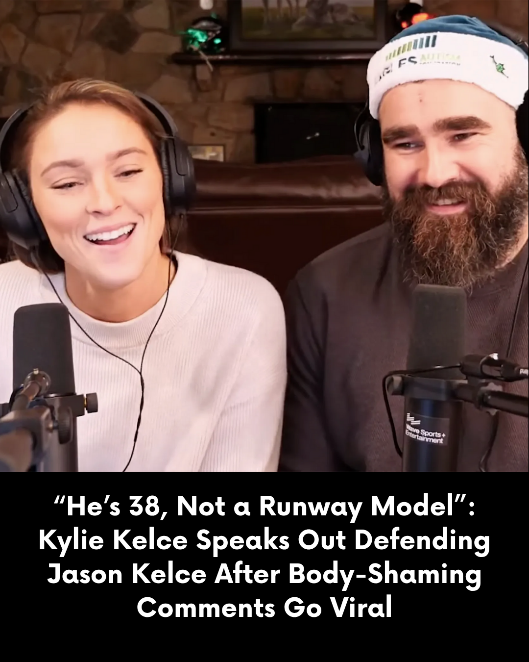 “He’s 38, Not a Runway Model”: Kylie Kelce Speaks Out Defending Jason Kelce After Body-Shaming Comments Go Viral