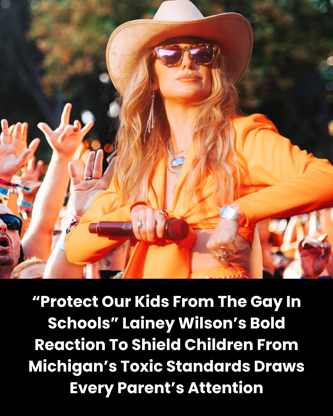 “Protect Our Kids From The Gay In Schools” Lainey Wilson’s Bold Reaction To Shield Children From Michigan’s Toxic Standards Draws Every Parent’s Attention