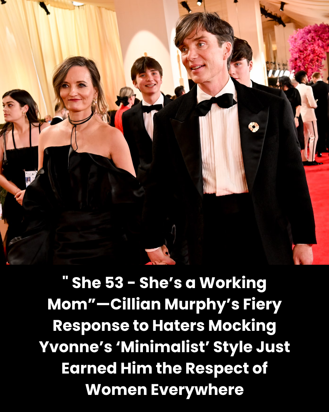 ” She 53 – She’s a Working Mom”—Cillian Murphy’s Fiery Response to Haters Mocking Yvonne’s ‘Minimalist’ Style Just Earned Him the Respect of Women Everywhere