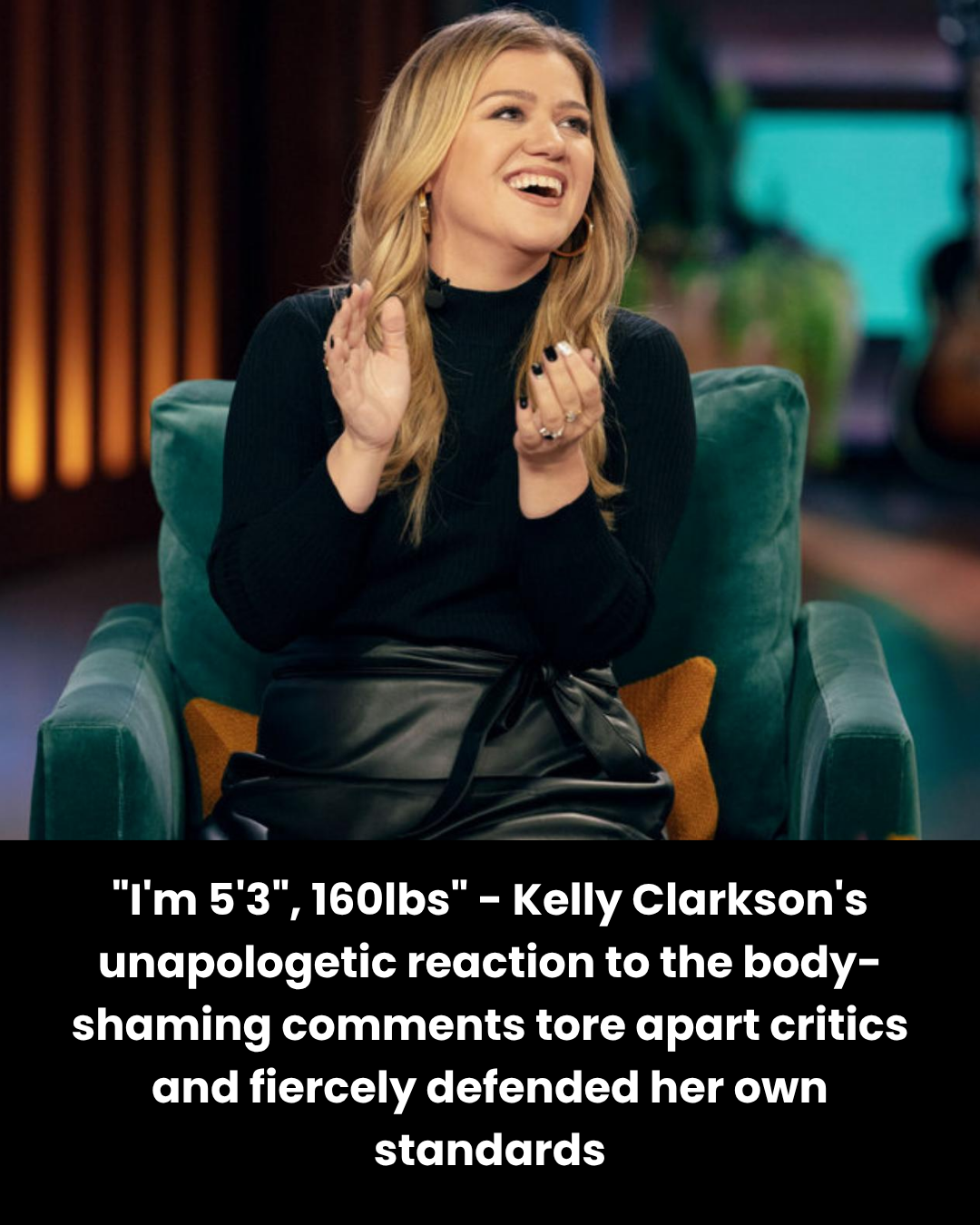“I’m 5’3″, 160lbs” – Kelly Clarkson’s unapologetic reaction to the body-shaming comments tore apart critics and fiercely defended her own standards