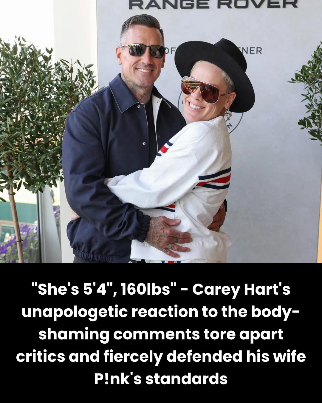 “She’s 5’4″, 160lbs” – Carey Hart’s unapologetic reaction to the body-shaming comments tore apart critics and fiercely defended his wife P!nk’s standards
