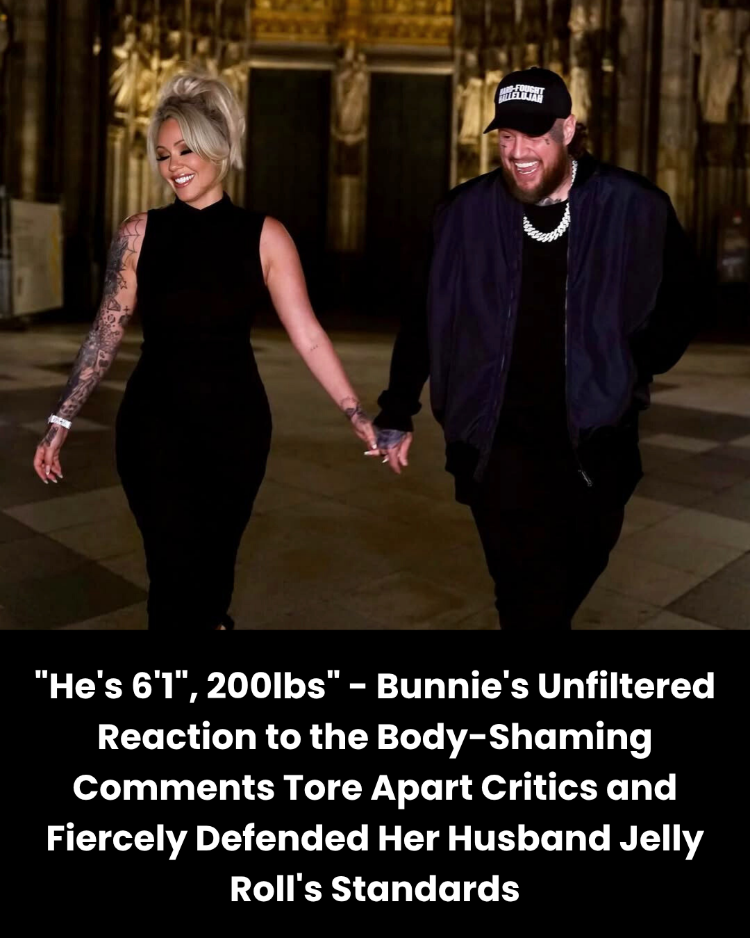 “He’s 6’1″, 200lbs” – Bunnie’s Unfiltered Reaction to the Body-Shaming Comments Tore Apart Critics and Fiercely Defended Her Husband Jelly Roll’s Standards