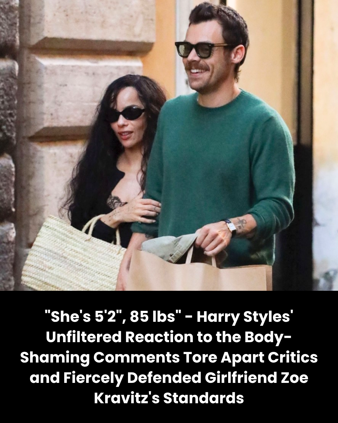 “She’s 5’2″, 85 lbs” – Harry Styles’ Unfiltered Reaction to the Body-Shaming Comments Tore Apart Critics and Fiercely Defended Girlfriend Zoe Kravitz’s Standards