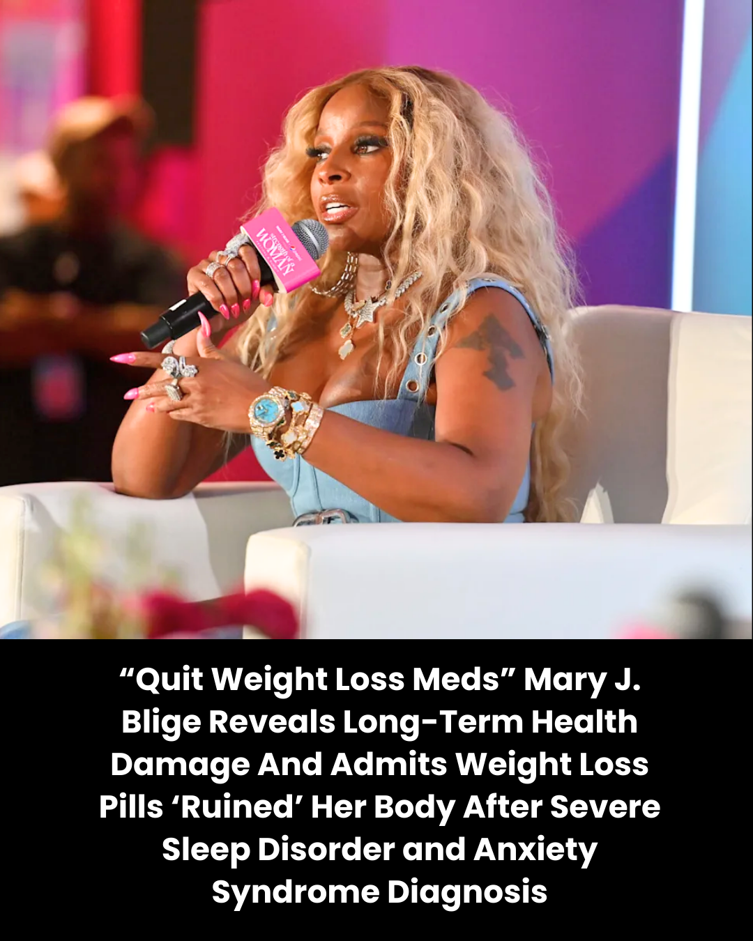 “Quit Weight Loss Meds” Mary J. Blige Reveals Long-Term Health Damage And Admits Weight Loss Pills ‘Ruined’ Her Body After Severe Sleep Disorder and Anxiety Syndrome Diagnosis