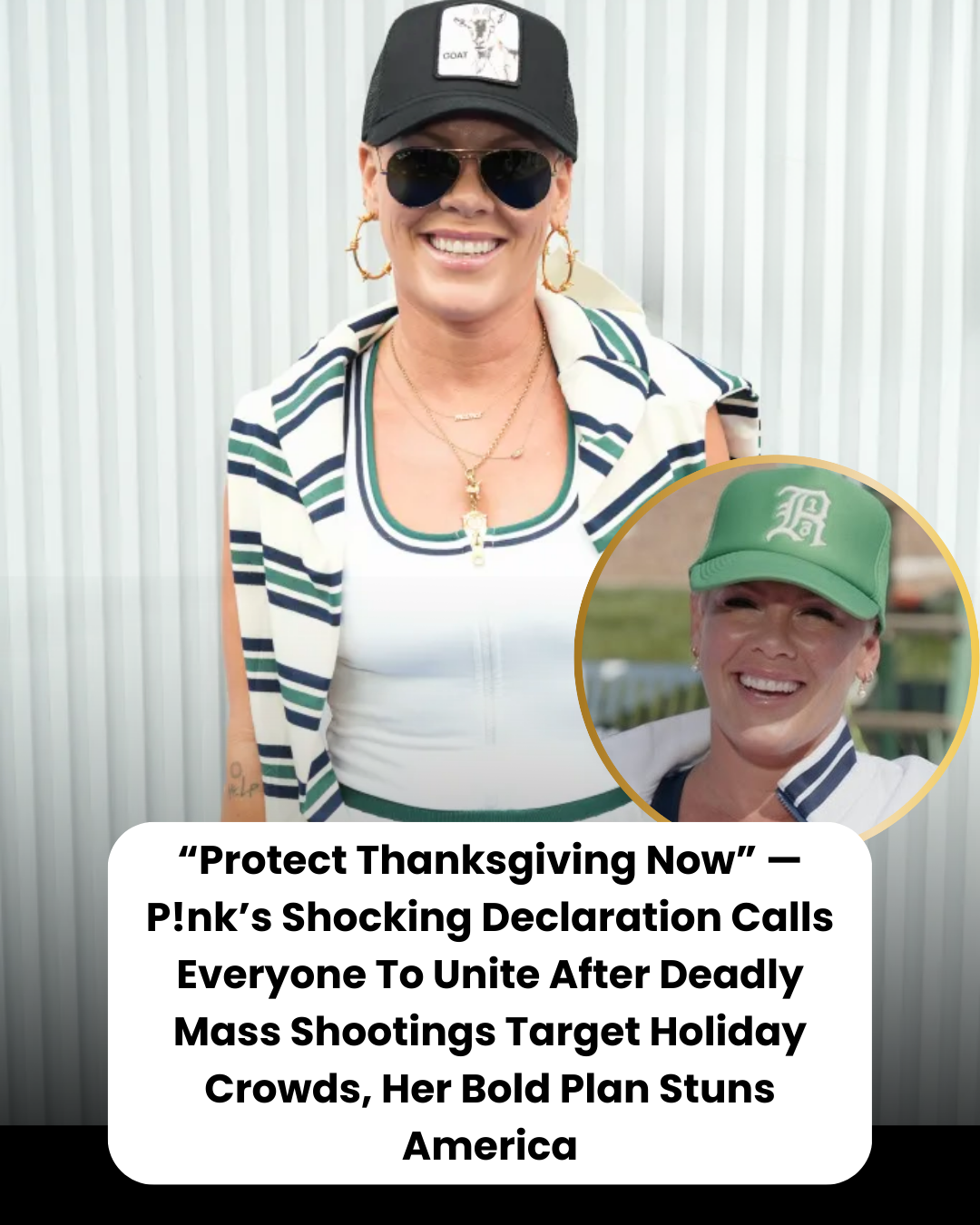 “Protect Thanksgiving Now” — P!nk’s Shocking Declaration Calls Everyone To Unite After Deadly Mass Shootings Target Holiday Crowds, Her Bold Plan Stuns America
