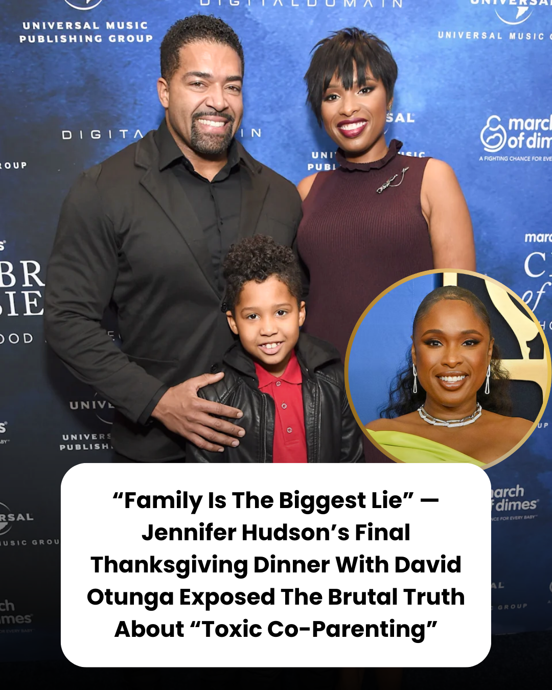 “Family Is The Biggest Lie” — Jennifer Hudson’s Final Thanksgiving Dinner With David Otunga Exposed The Brutal Truth About “Toxic Co-Parenting”