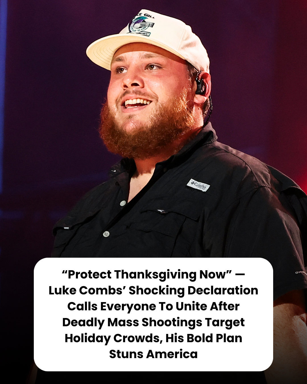 “Protect Thanksgiving Now” — Luke Combs’ Shocking Declaration Calls Everyone To Unite After Deadly Mass Shootings Target Holiday Crowds, His Bold Plan Stuns America