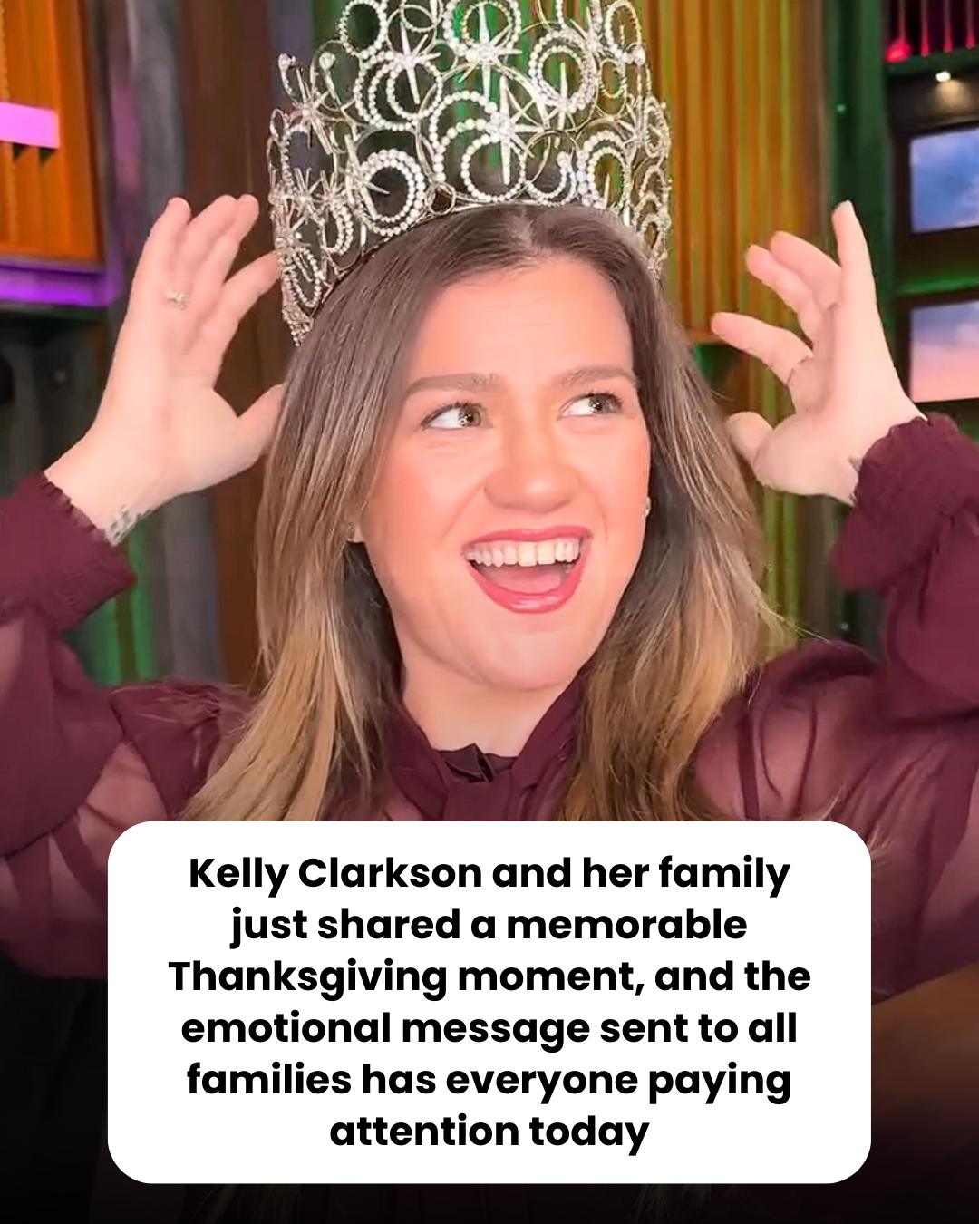 Kelly Clarkson and her family just shared a memorable Thanksgiving moment, and the emotional message sent to all families has everyone paying attention today