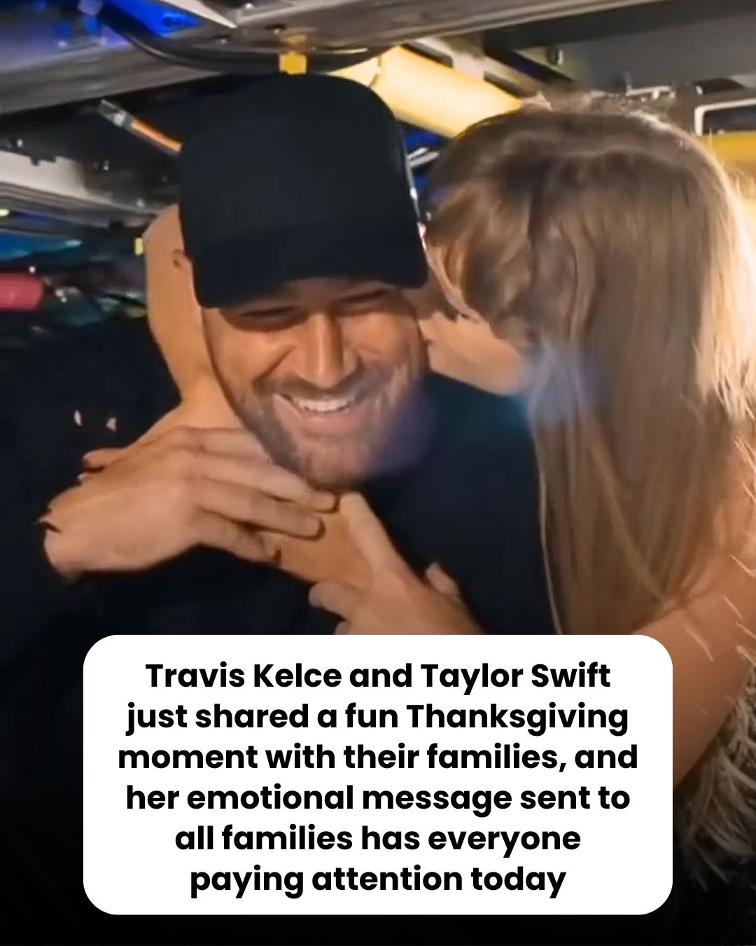 Travis Kelce and Taylor Swift just shared a fun Thanksgiving moment with their families, and her emotional message sent to all families has everyone paying attention today.