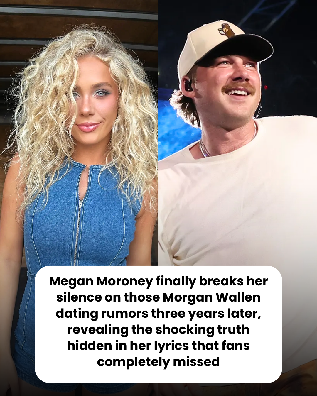 Megan Moroney finally breaks her silence on those Morgan Wallen dating rumors three years later, revealing the shocking truth hidden in her lyrics that fans completely missed