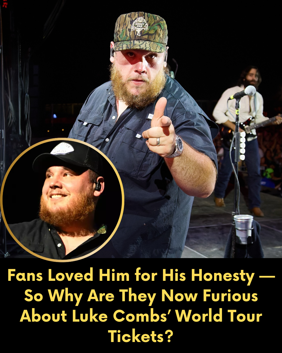 Fans Loved Him for His Honesty — So Why Are They Now Furious About Luke Combs’ World Tour Tickets?