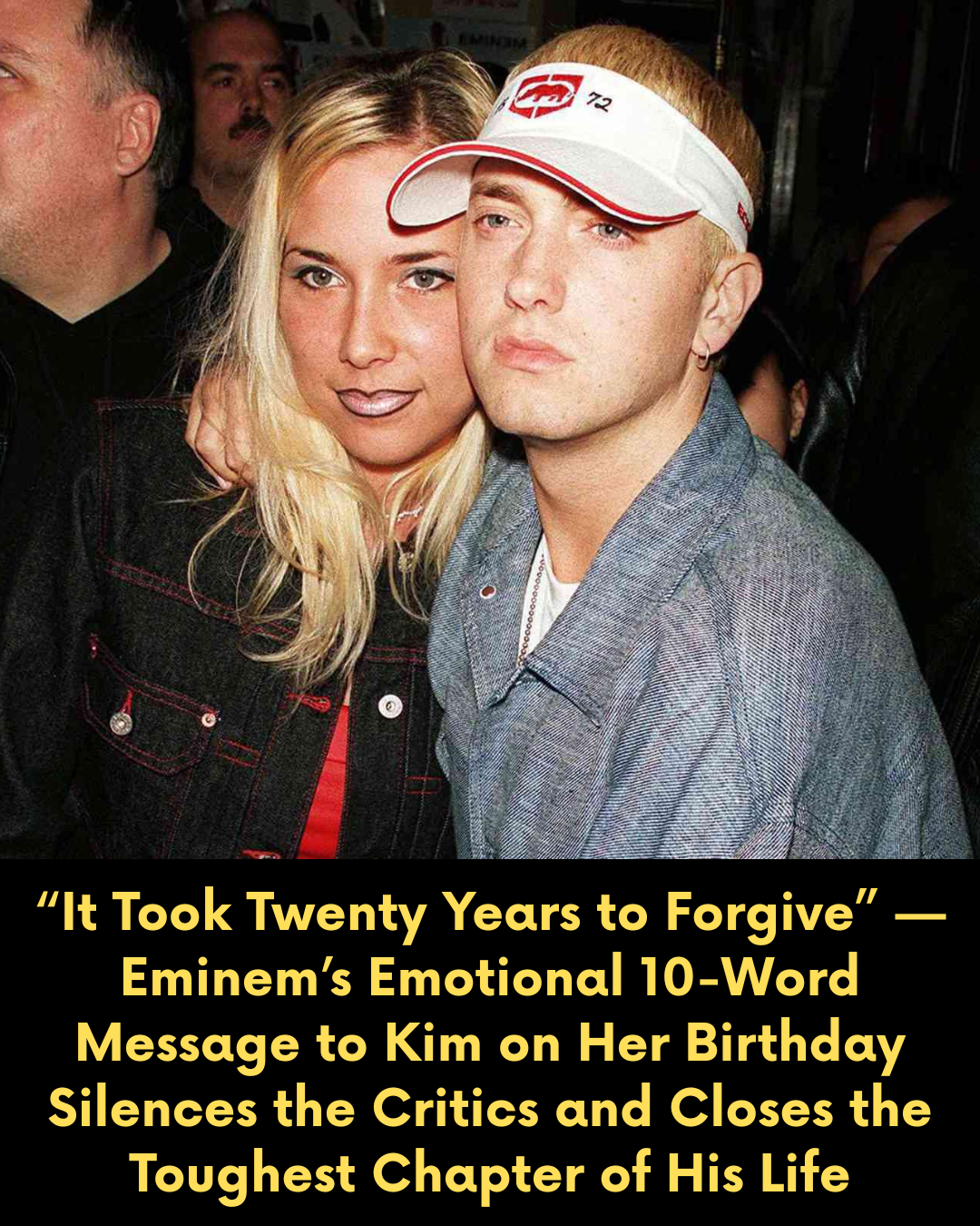 “It Took Twenty Years to Forgive” — Eminem’s Emotional 10-Word Message to Kim on Her Birthday Silences the Critics and Closes the Toughest Chapter of His Life