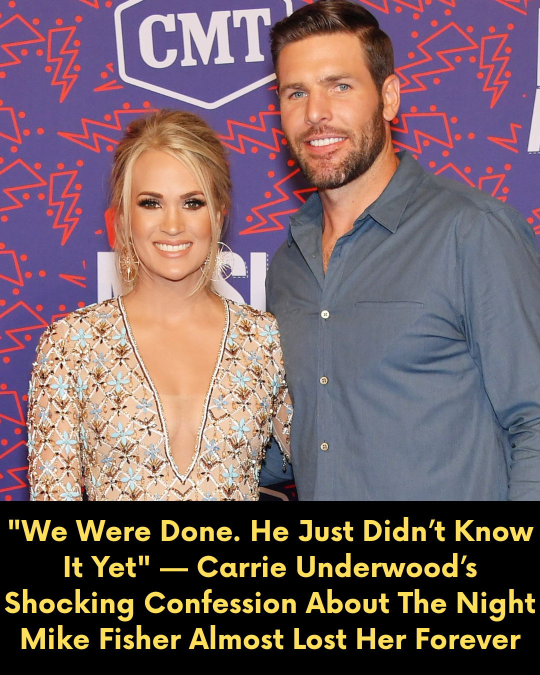 “We Were Done. He Just Didn’t Know It Yet” — Carrie Underwood’s Shocking Confession About The Night Mike Fisher Almost Lost Her Forever