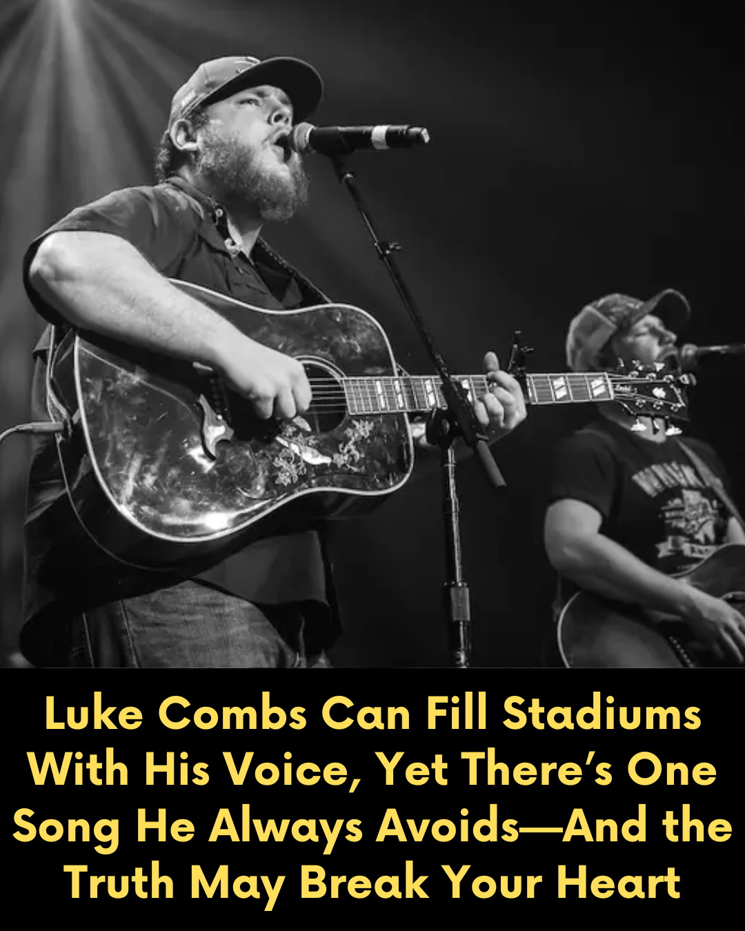 Luke Combs Can Fill Stadiums With His Voice, Yet There’s One Song He Always Avoids—And the Truth May Break Your Heart