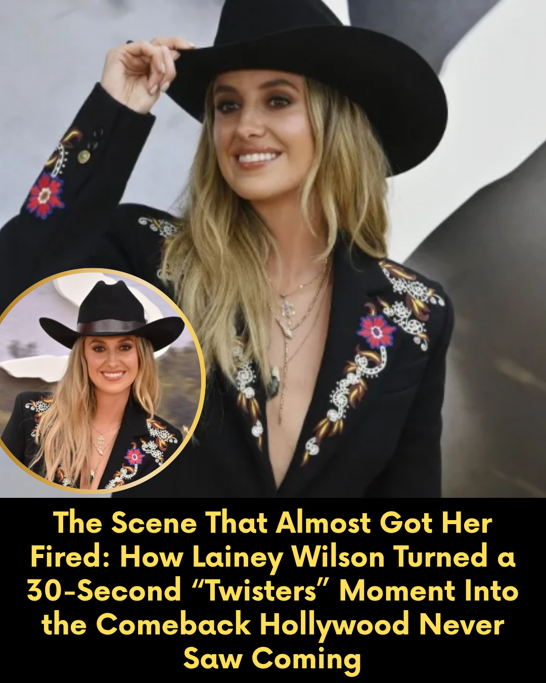 The Scene That Almost Got Her Fired: How Lainey Wilson Turned a 30-Second “Twisters” Moment Into the Comeback Hollywood Never Saw Coming