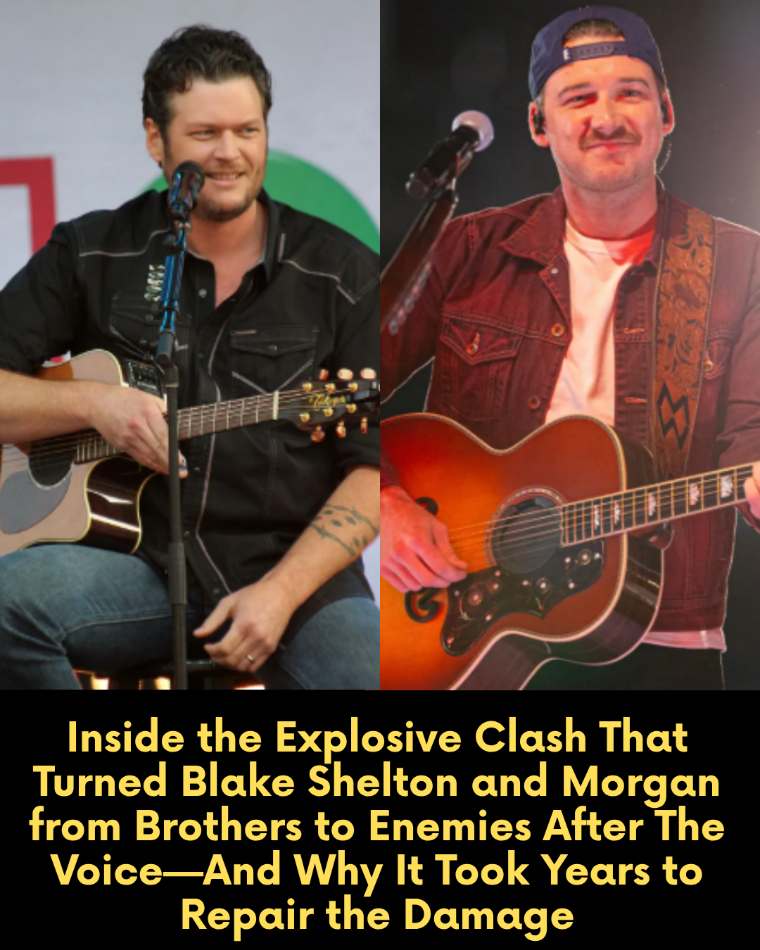 Inside the Explosive Clash That Turned Blake Shelton and Morgan from Brothers to Enemies After The Voice—And Why It Took Years to Repair the Damage