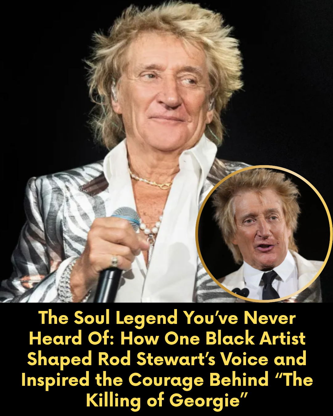The Soul Legend You’ve Never Heard Of: How One Black Artist Shaped Rod Stewart’s Voice and Inspired the Courage Behind “The Killing of Georgie”