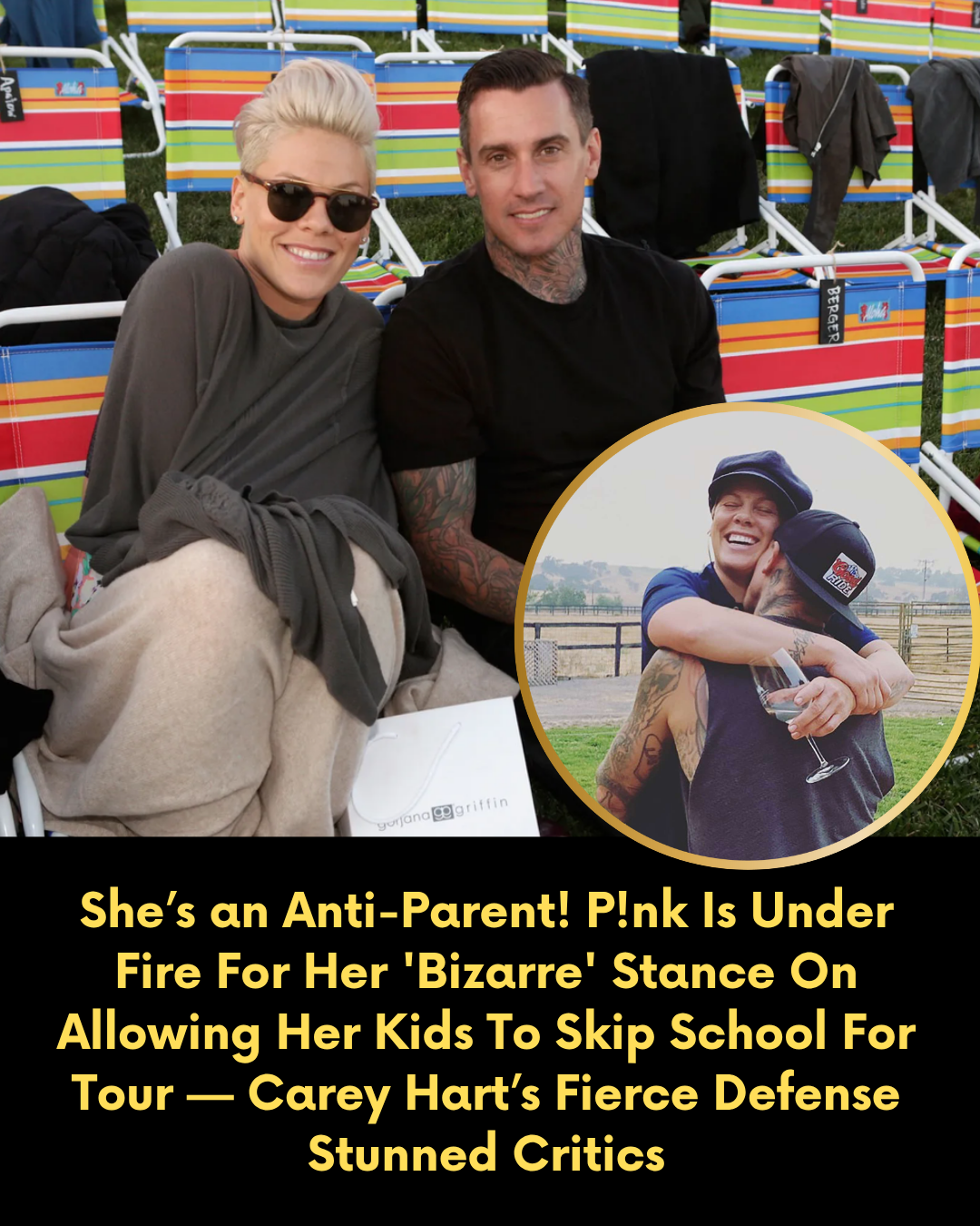 She’s an Anti-Parent! P!nk Is Under Fire For Her ‘Bizarre’ Stance On Allowing Her Kids To Skip School For Tour — Carey Hart’s Fierce Defense Stunned Critics
