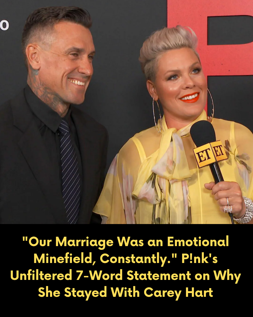 “Our Marriage Was an Emotional Minefield, Constantly.” P!nk’s Unfiltered 7-Word Statement on Why She Stayed With Carey Hart